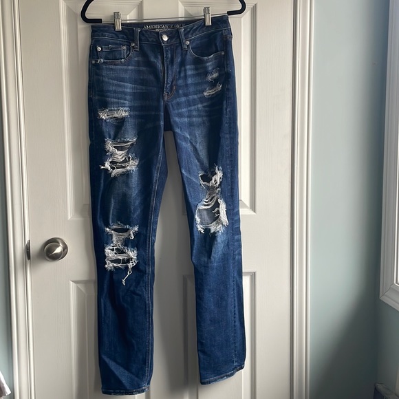 American Eagle Stretch X Hi-Rise Slim Jeans (US 6) - Picture 1 of 9